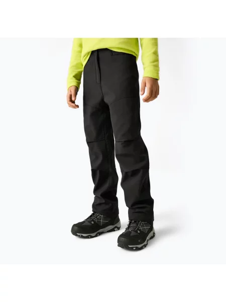 Pantaloni de trekking pentru copii REGATTA Highton Winter black negru