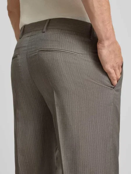 Tiger Of Sweden Spodnie Garniturowe Tenser Extra Slim Fit beige beżowe