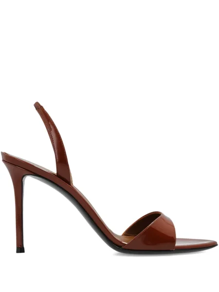 Pantofi cu toc Giuseppe Zanotti slingback maro