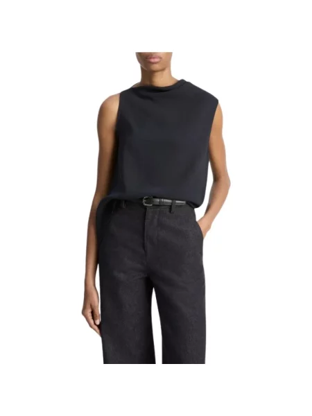 Top Vince w kształcie litery A niebieski