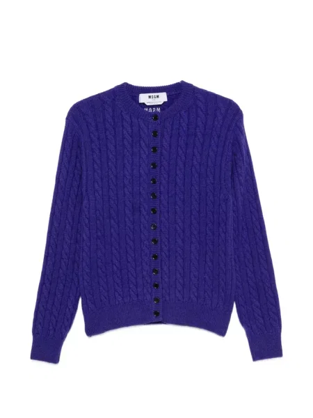 Cardigan Msgm tricotate violet