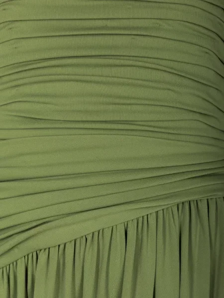 Rochie midi Cinq A Sept cu volane verde