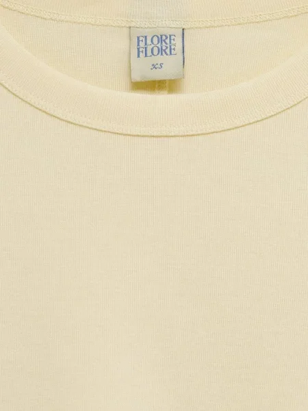Lung tricou Flore Flore galben