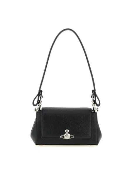 Torebka Vivienne Westwood z logo czarna