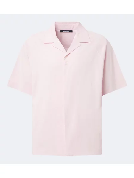 Cămașă Jacquemus din jerseu roz