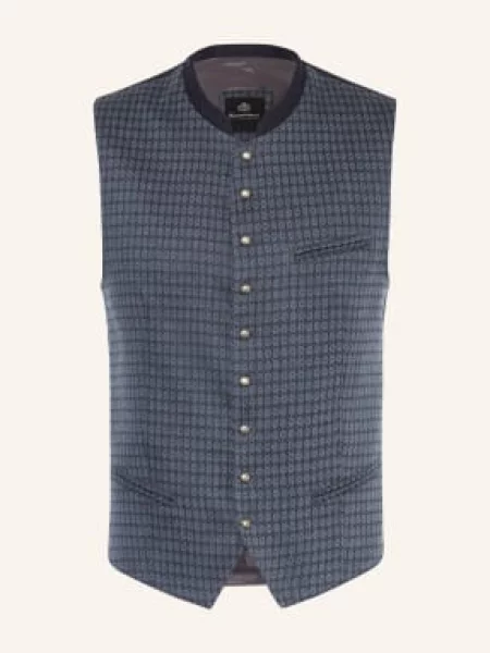 Hammerschmid Tradiční Vesta Norbert Slim Fit / tmavě modrá