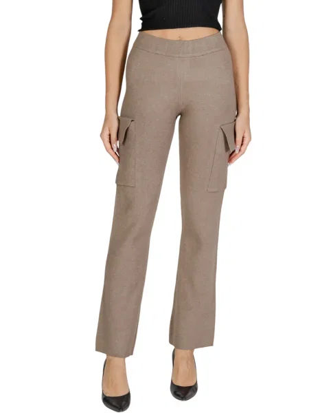 Hlače Vila Clothes kaki