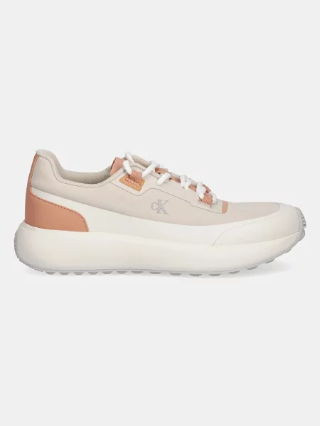 Calvin Klein Jeans Superge ATHLEISURE RUNNER LACEUP NT bež