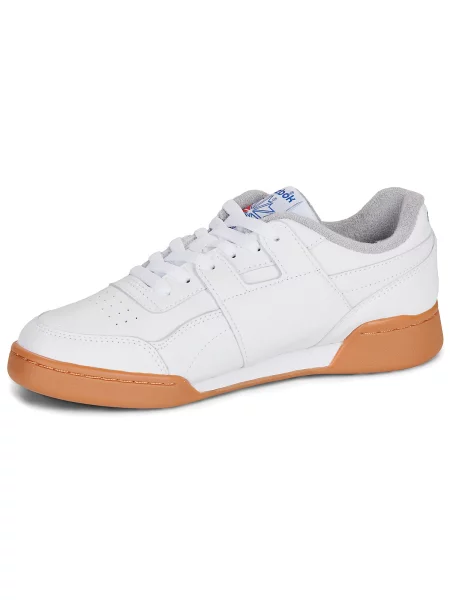 Tělocvična klasické tenisky Reebok Workout Plus bílé