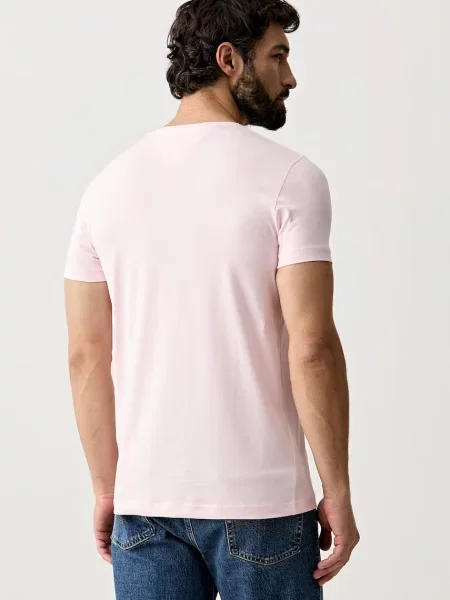 Tommy Hilfiger T-shirt basic z różowa