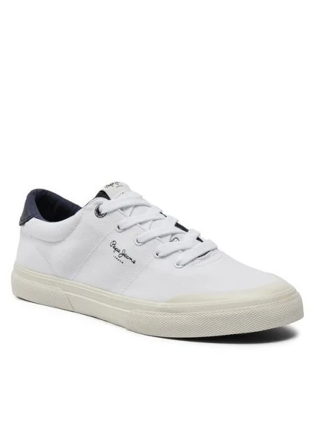 Pepe Jeans Sneakers Kenton Serie M alb