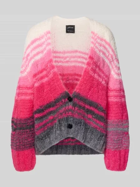 Kurtka z dzianiny o kroju oversized z zapięciem na Marc Cain