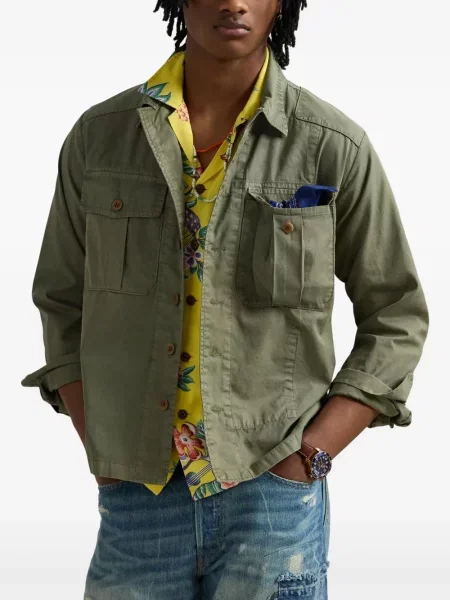 Τρέξιμο πλεκτό polo Polo Ralph Lauren με κέντημα πράσινο