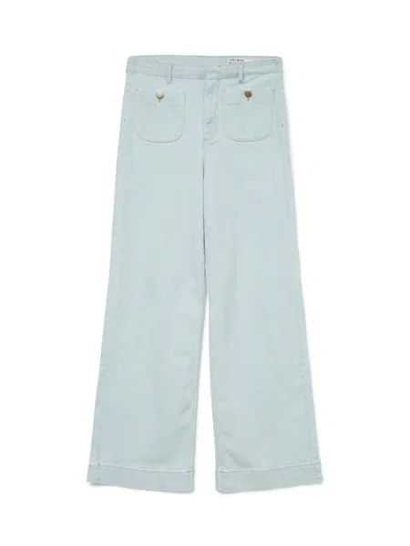 Vero Moda Blugi Kayla Wide Leg albastru