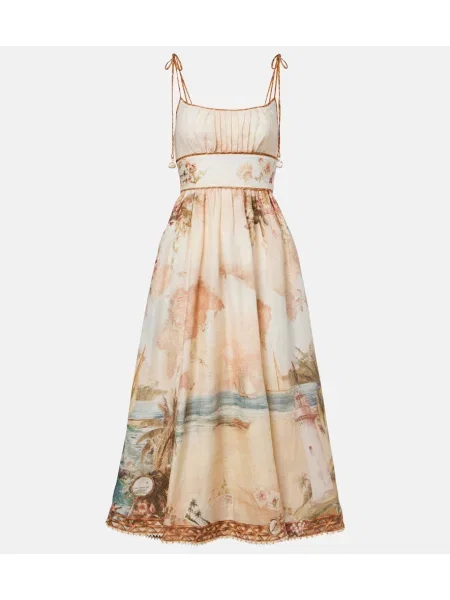 Rochie midi Zimmermann de in cu imagine