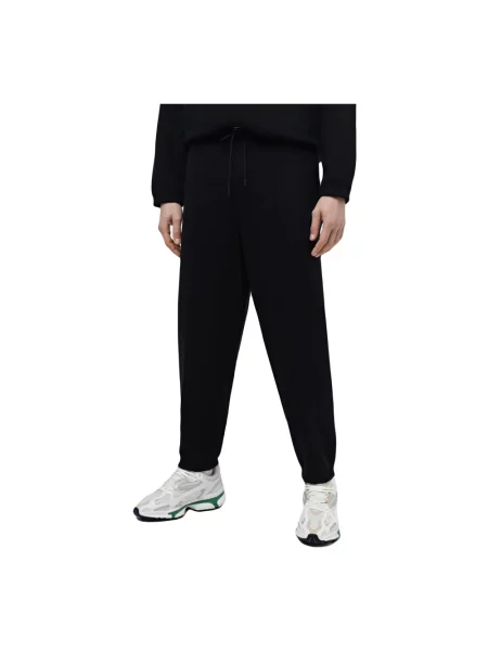 Spodnie Emporio Armani niebieskie