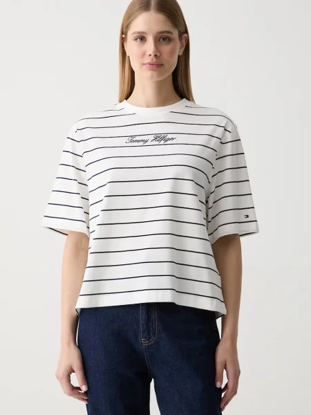 Tommy Hilfiger kratka majica bela