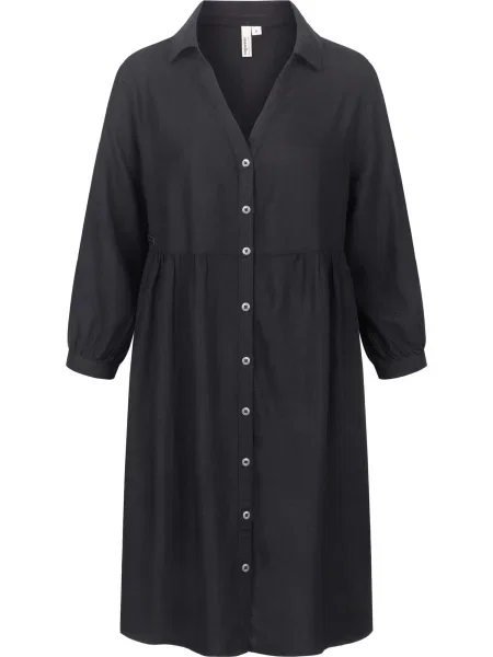Ragwear Košeľové šaty Almu' čierna
