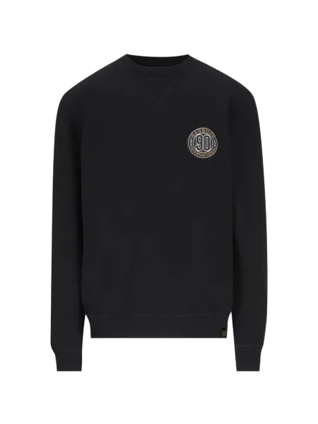 Pulover Barbour cu autograf negru