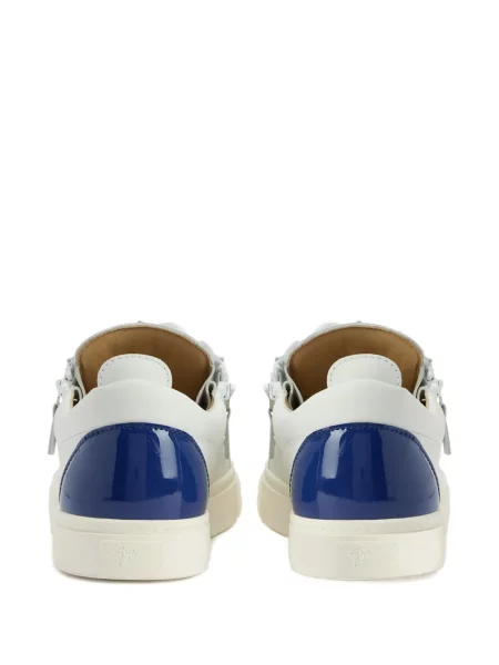 Sneakerși Giuseppe Zanotti Frankie din piele alb