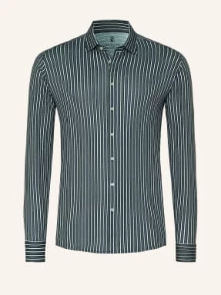 Desoto Koszula Dżersejowa O Kroju Slim Fit gruen biała