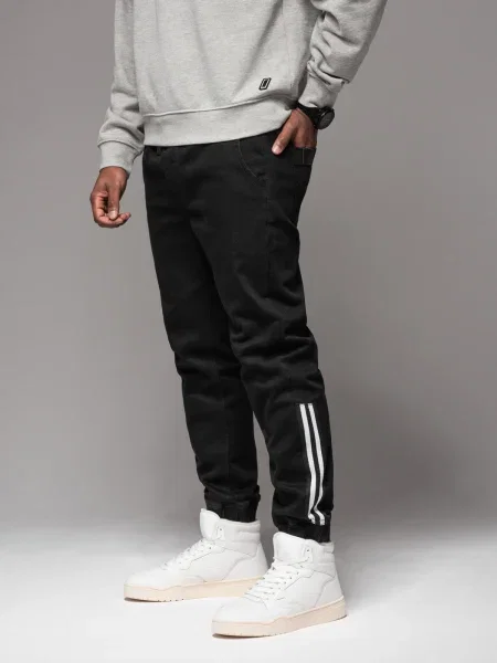 Asymetrické kalhoty jogger Ombre Clothing modré