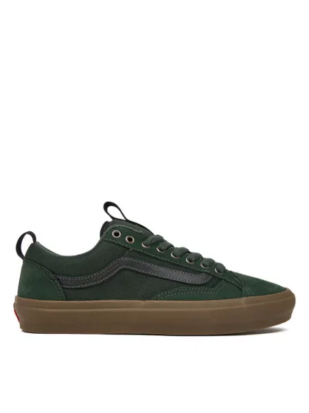 Ниски обувки Vans зелено