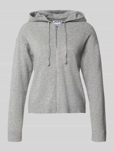 Kardigan rozpinany krój regular fit z czystego kaszmiru Jake*s Casual