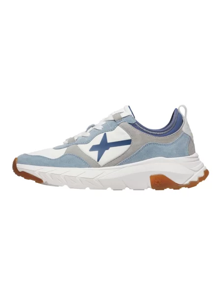 Sneakersy W6yz zamszowe niebieskie