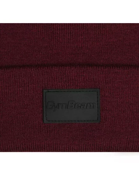 Czapka unisex beanie z akrylowej dzianiny Polar czerwona