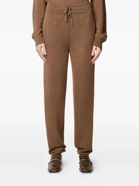 Pantaloni Tod's tricotate maro