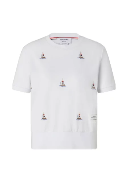 Tricou Thom Browne alb