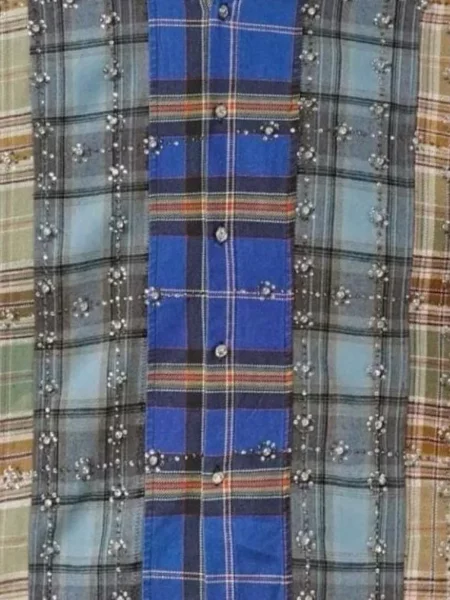 Flanel ing Vale kék