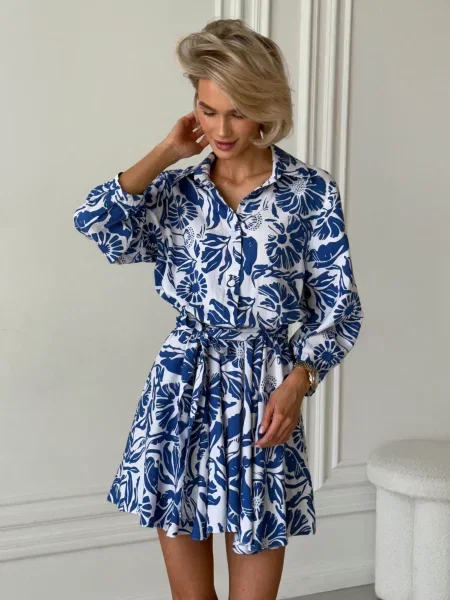 Сукня міні Jadone Fashion Sukniy_Vista_golub блакитний
