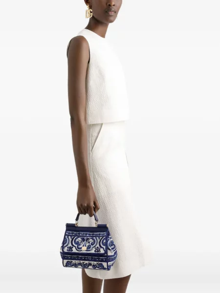 Geantă Dolce & Gabbana Sicily albastru