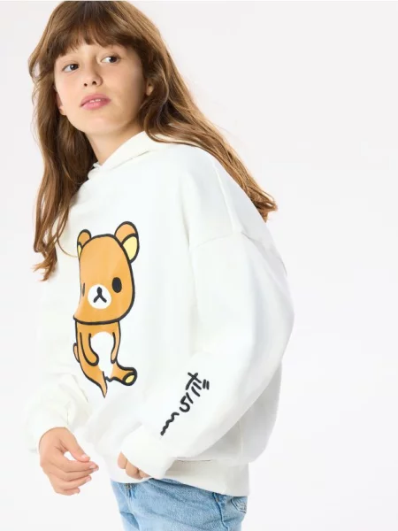 Reserved Mikina Rilakkuma krémová