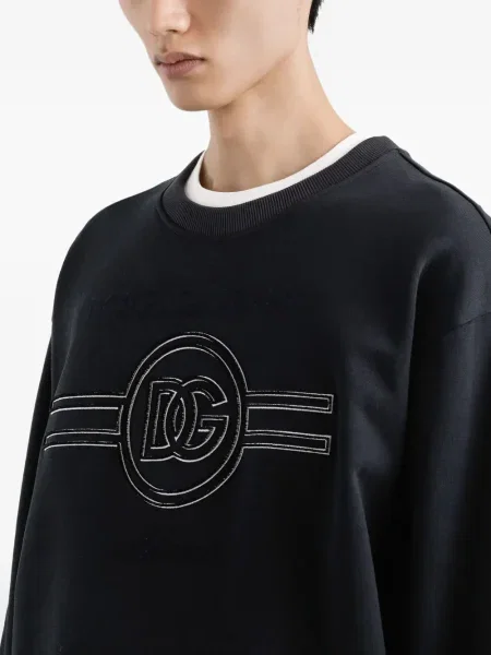 Hanorac crewneck Dolce & Gabbana albastru