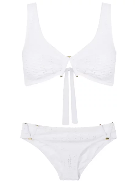 Bikini Amir Slama stretch alb