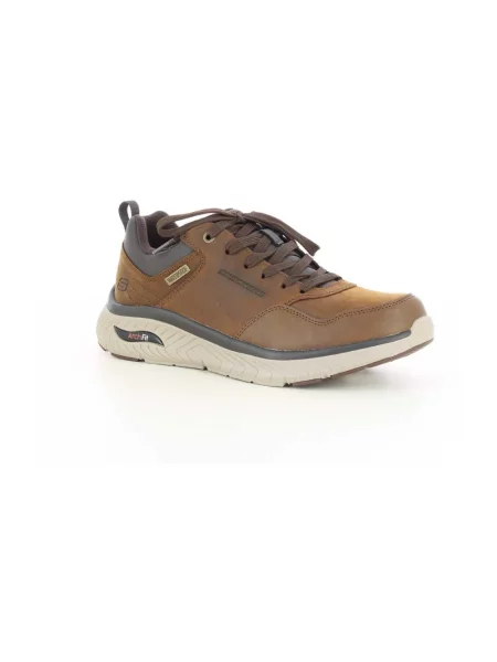 Sneakersy Skechers brązowe