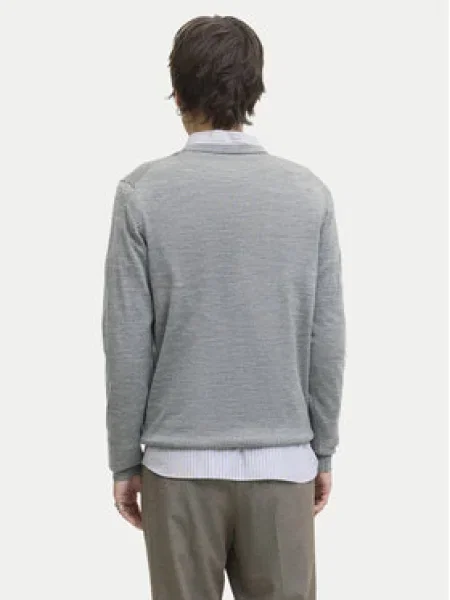 JACK & JONES Sveter JPRMARK melírovaná sivá