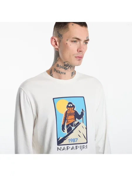 Dolgo majica Napapijri bela