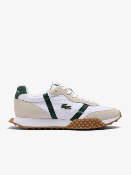 Кросівки Lacoste текстиль бежевий