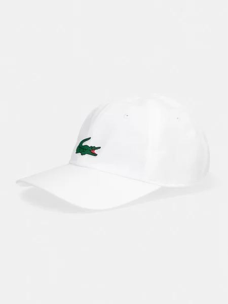 Lacoste czapka z daszkiem biała