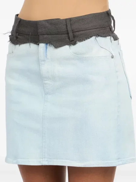 Fusta mini Mm6 Maison Margiela albastru