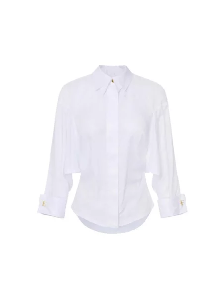 Koszula Elisabetta Franchi żakardowa biała