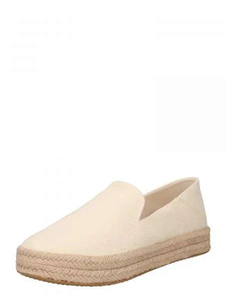 TOMS Espadrilky bílé vlny béžové