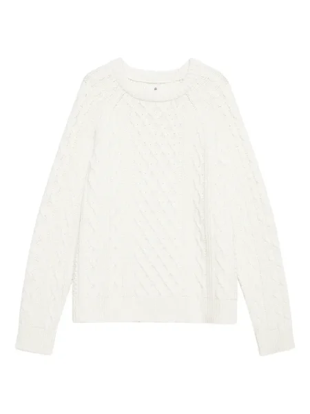 Pulover Anine Bing alb