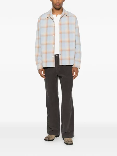 Pantaloni Second/layer de catifea cord maro