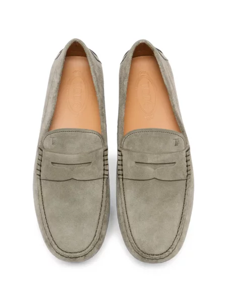 Велурени лоуфъри Tod's сиво