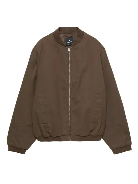 Pull&Bear Geacă de primăvară-toamnă ciocolatiu